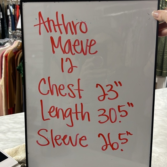 Anthropologie | Maeve NWT Tan Double Breasted Women's Blazer Size  12 - Picture 8 of 11